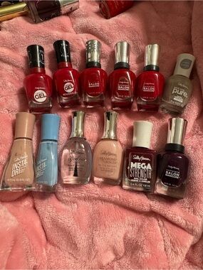 USED Sally Hansen Polish Lot